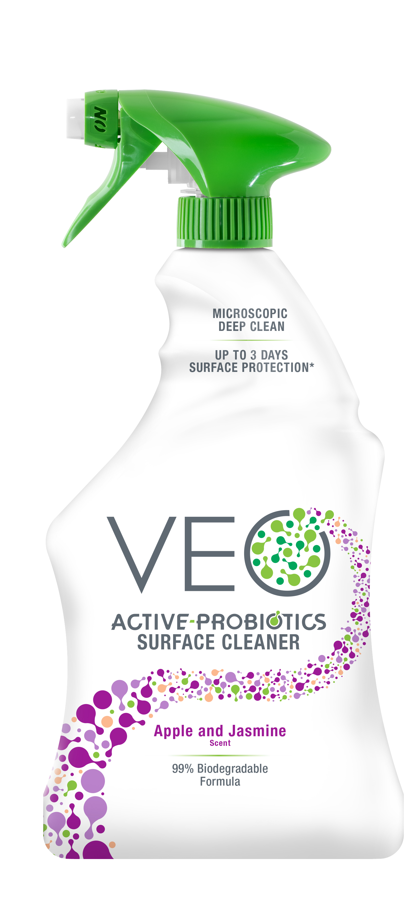 Veo ActiveProbiotics Surface Cleaner Trigger  Apple and Jasmine Scent Discontinued